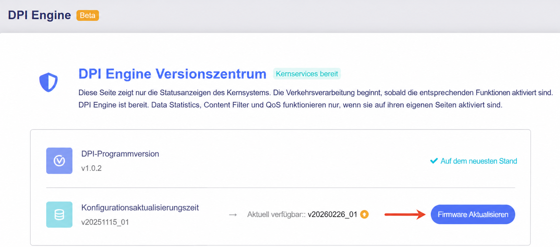 database upgrade