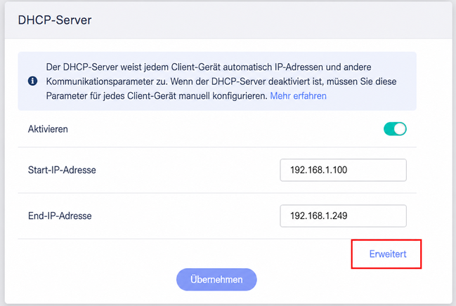glinet lan advanced