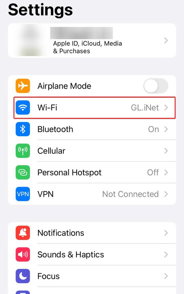 settings wifi