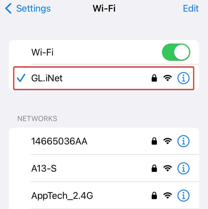 settings wifi