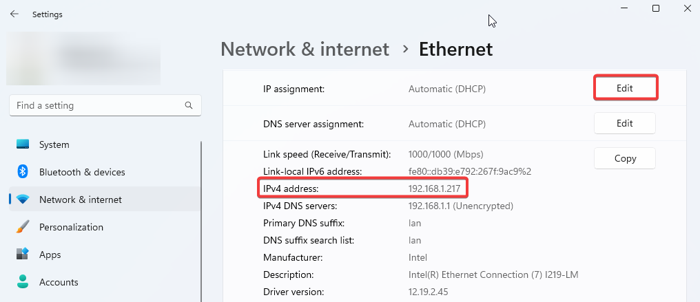 windows 11 ethernet edit