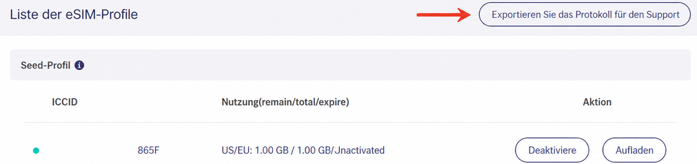 export log