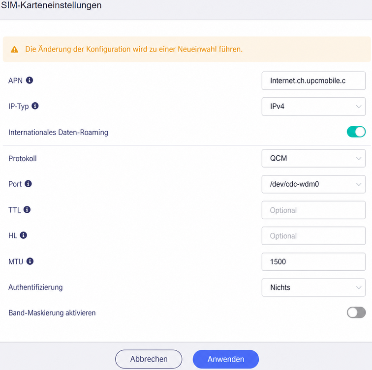 single sim card settings 1