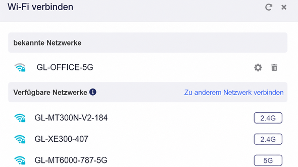 manage known network