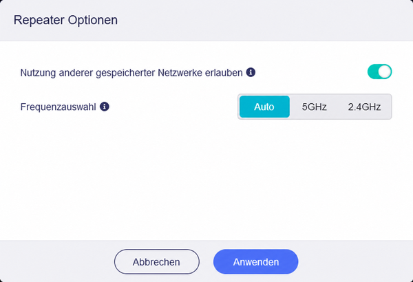 repeater options