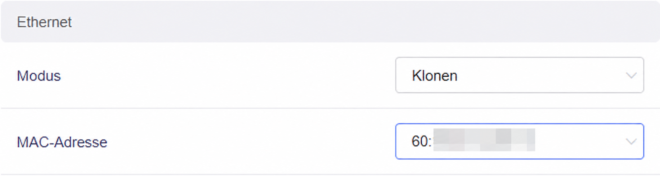 clone mac address