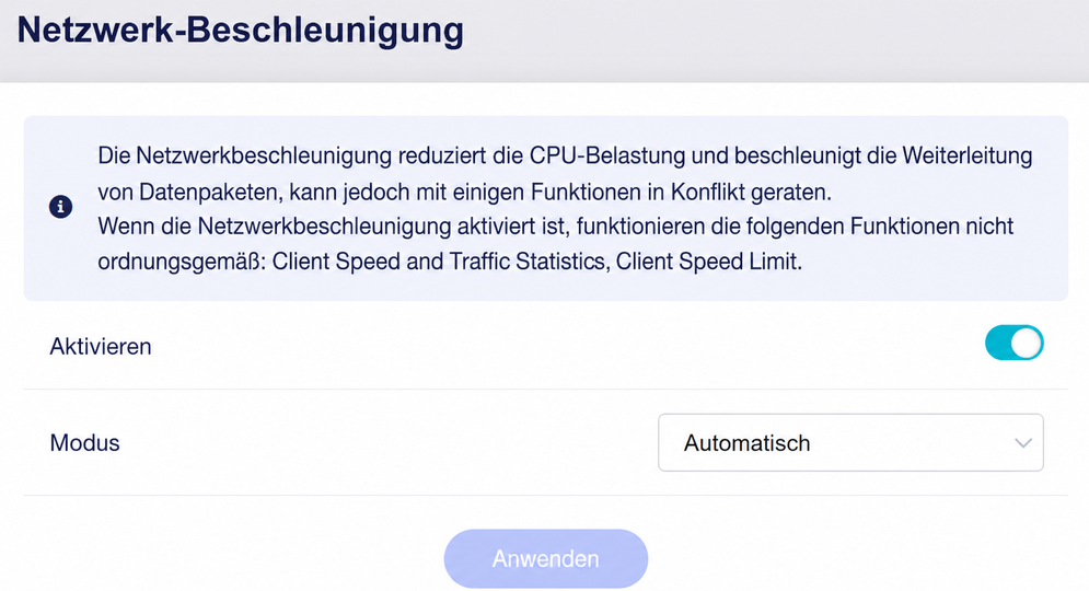 Network Acceleration