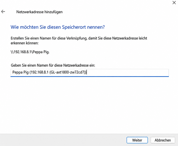 windows 11 add network location