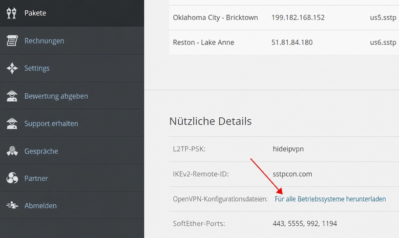 hideipvpn client area