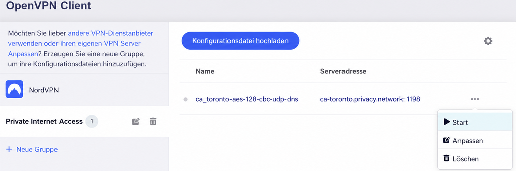 start connect