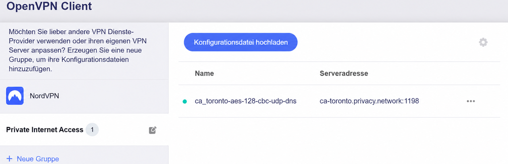 openvpn connected