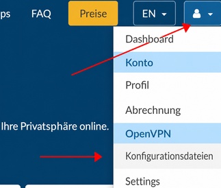 get ovpn configuration files