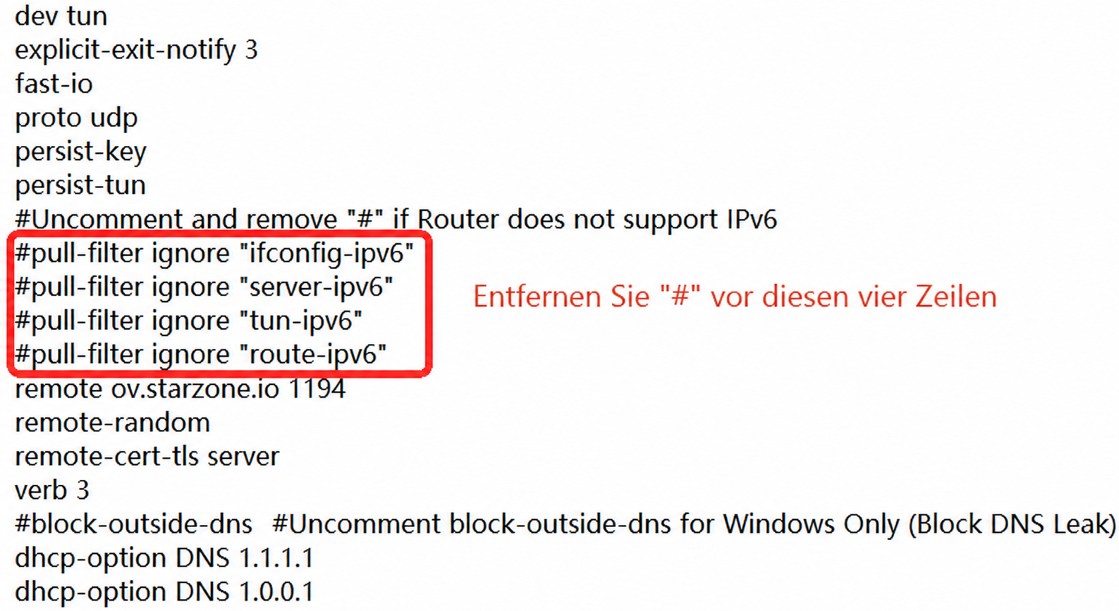 remove ipv6