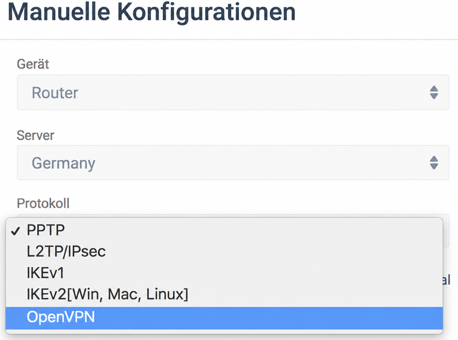 vpn unlimited select protocol