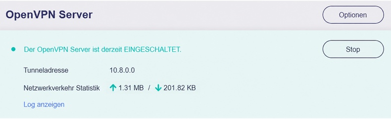 openvpn server connected v4.8