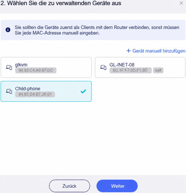 select devices