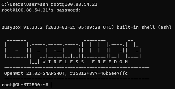 ssh