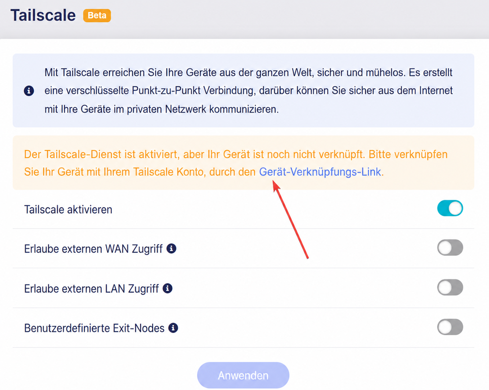 glinet bind link