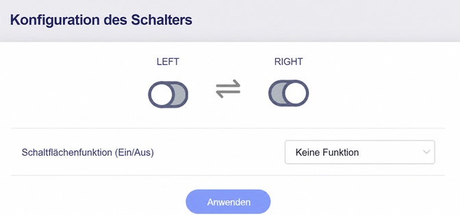 toggle button settings