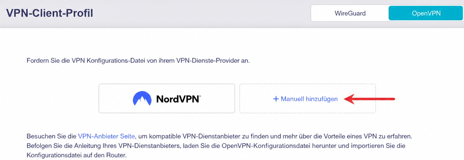 ovpn add manually
