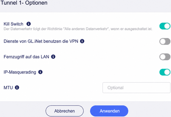 tunnel options2