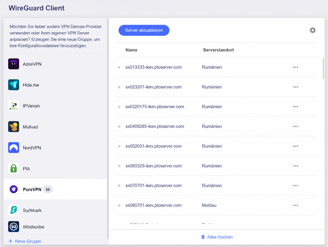 purevpn config files