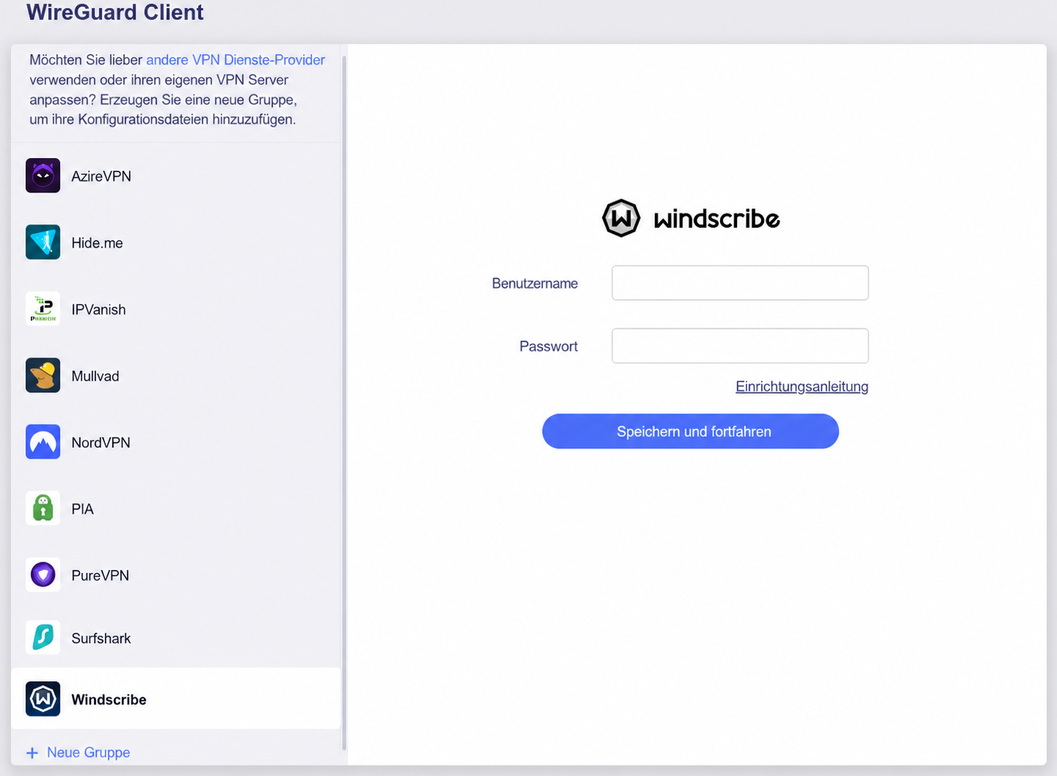 windscribe login