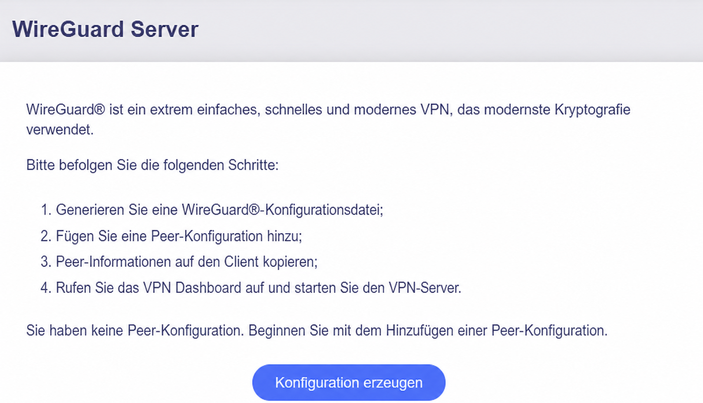 generate configuration