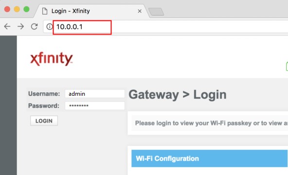 xfinity gateway