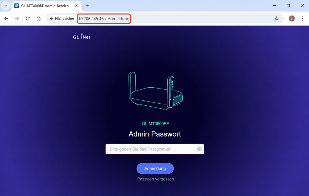 web admin panel