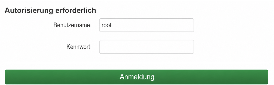 log in luci