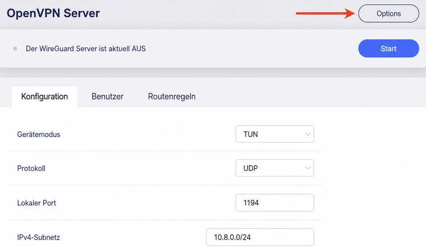 ovpnserver options 4.8