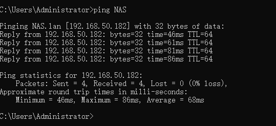 ping test