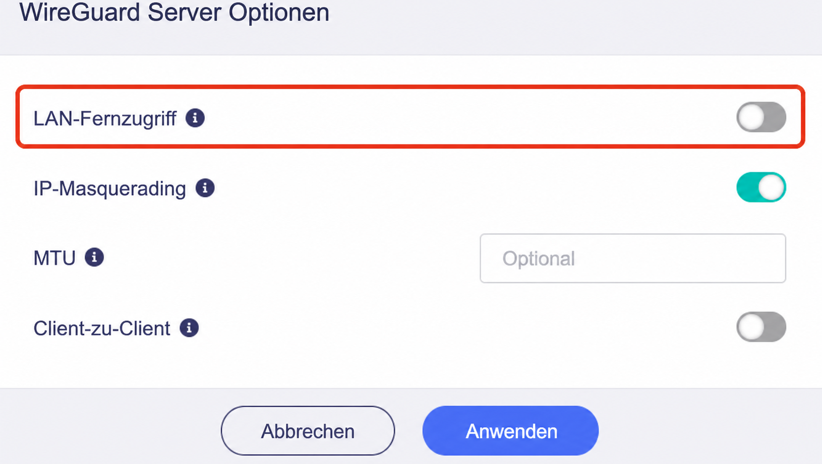 server allow access lan 4.7