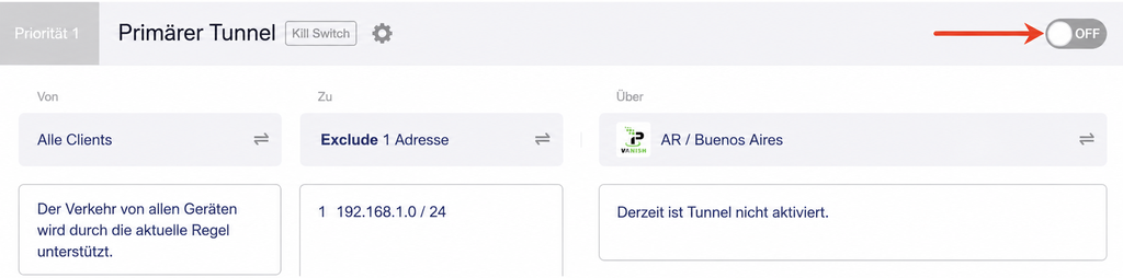 enable vpn