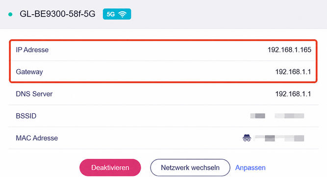 check wan subnet