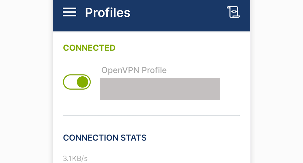 connected status