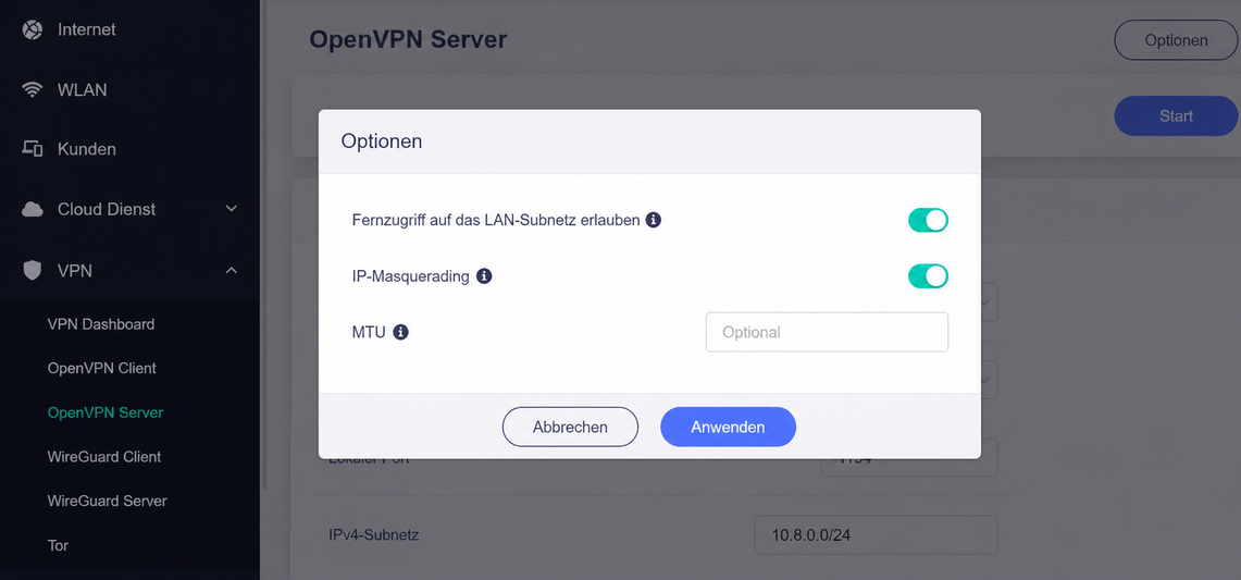 remote access lan