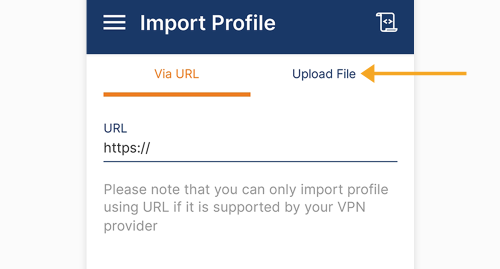 upload file