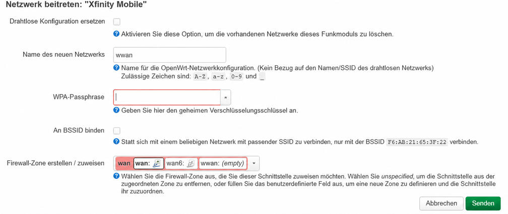 joining network