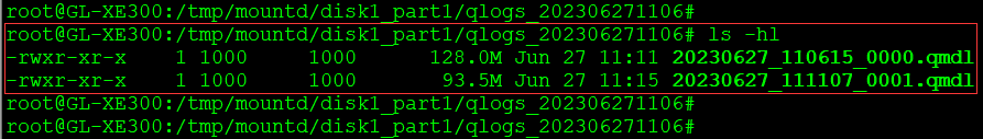 Qlogs-Dateien
