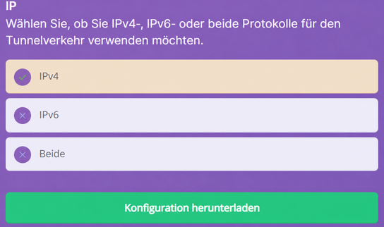 azirevpn wireguard configuration generator