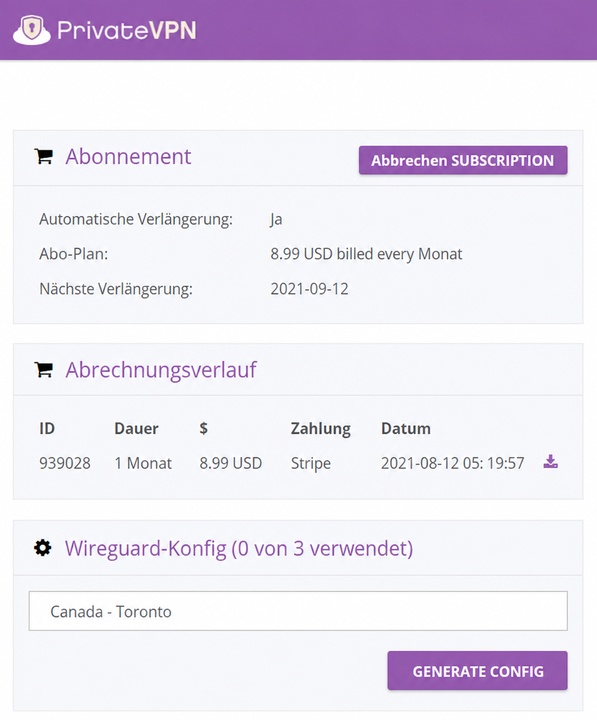select a server