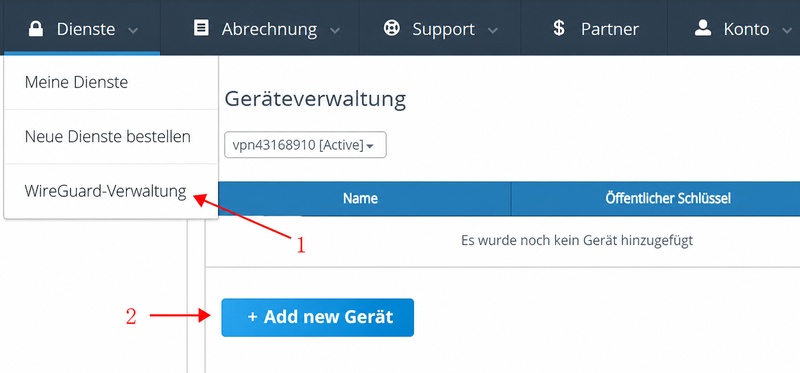 VPN.AC WireGuard Manager