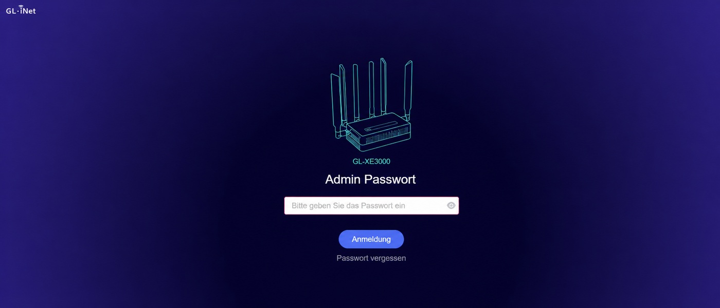 log in to the GL.iNet Admin Panel