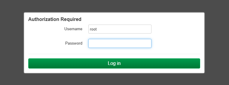 luci login 2