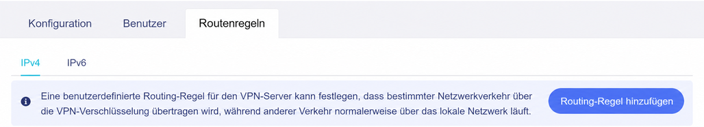 ovpnserver route rule