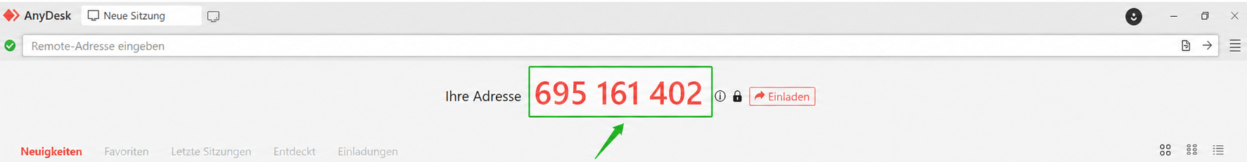 get anydesk address
