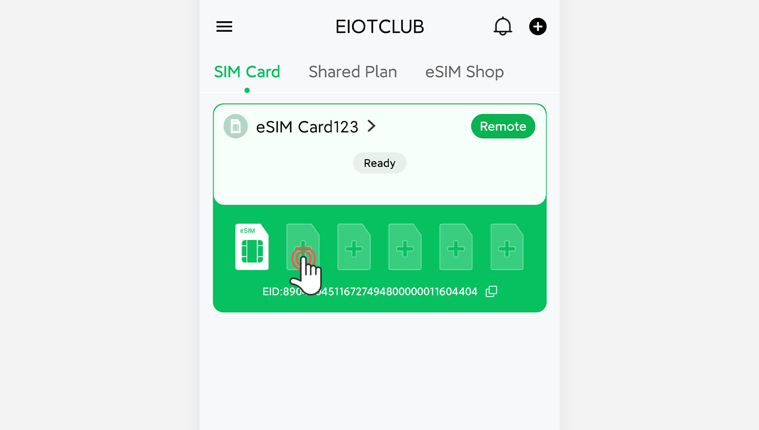 Add an eSIM profile