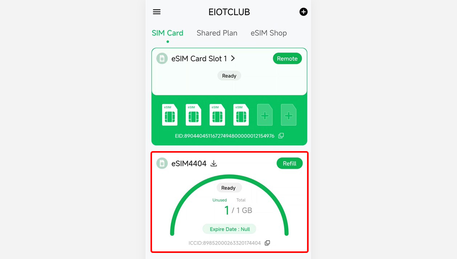 Locate Your Purchased Profile